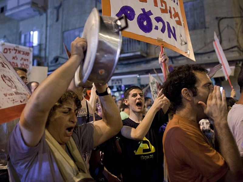 Decenas de miles de 'indignados' protagonizan la mayor protesta social de la historia de Israel