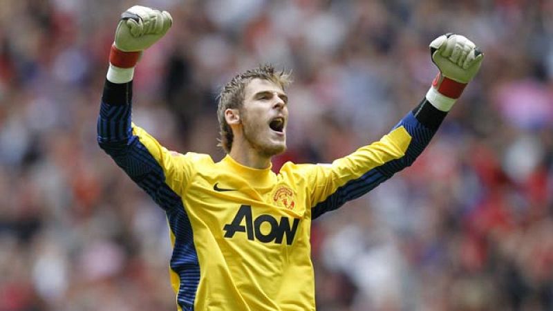 De Gea ya tiene su primer título en Inglaterra