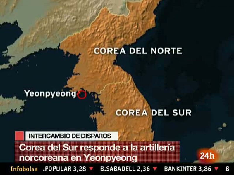 El Ejército surcoreano abre fuego contra la frontera de Corea del Norte