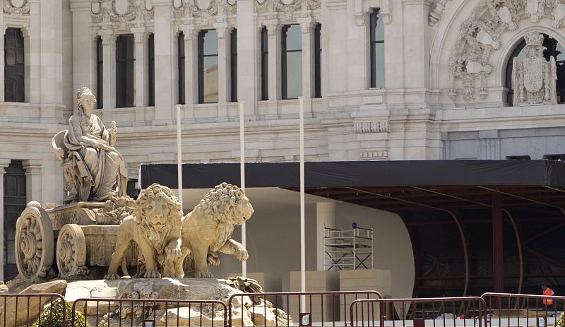 El eje Prado-Recoletos y Gran Vía-Alcalá hacia Cibeles estarán cortados del 16 al 23 por el JMJ