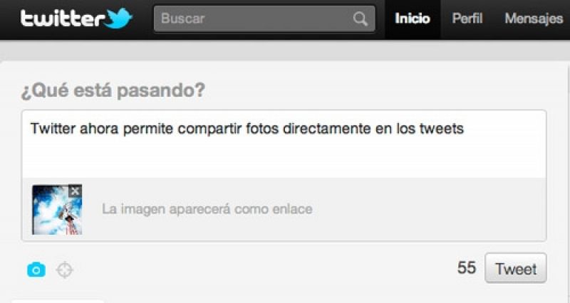 Twitter ya permite cargar fotos en los 'tuits'