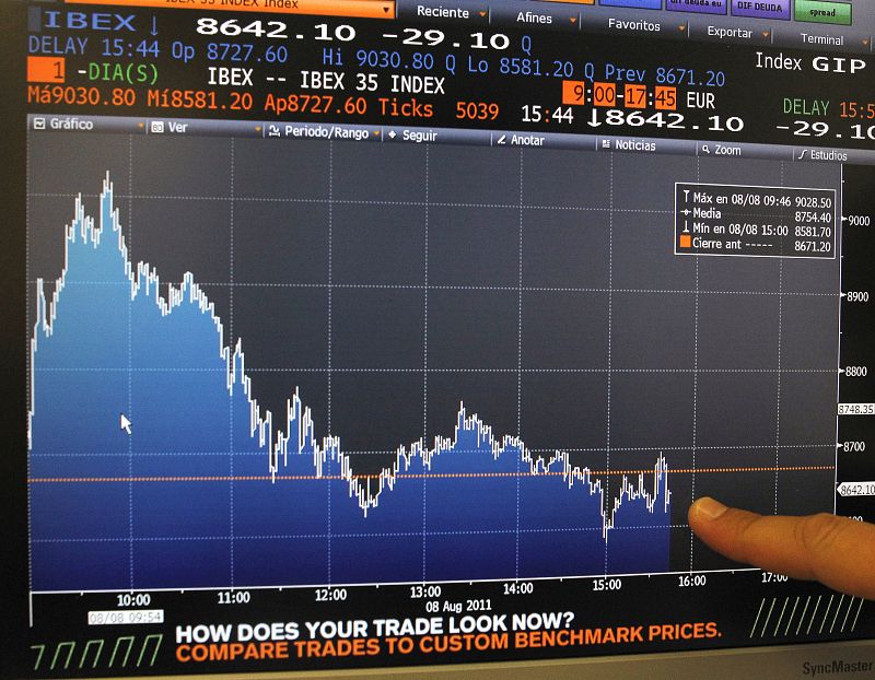 La negociación en la bolsa sube en agosto al calor de la crisis y animada por los especuladores