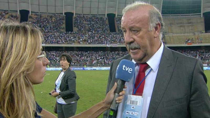Del Bosque: "Empatamos cuando peor jugamos y perdimos al ser superiores"