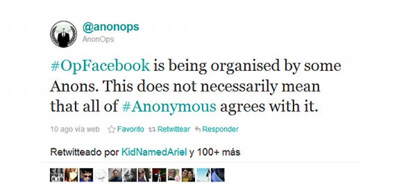 Anonymous, divididos por el ataque a Facebook