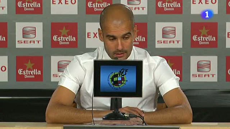 Guardiola: "Es la vez que más satisfecho me voy del Bernabéu"