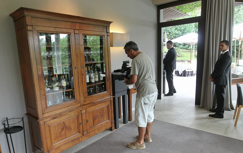 Roban en el restaurante de Martín Berasategui de Lasarte, Guipúzcoa