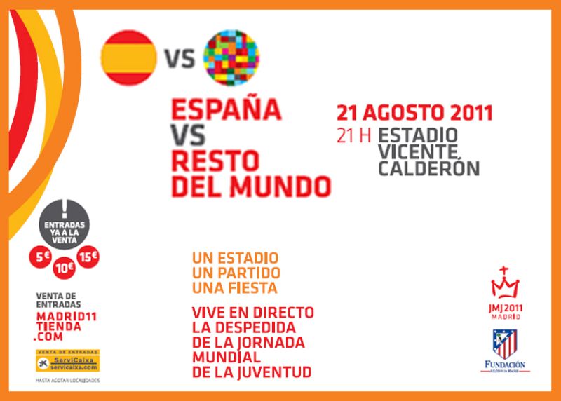 El Calderón acoge un partido para cerrar la JMJ