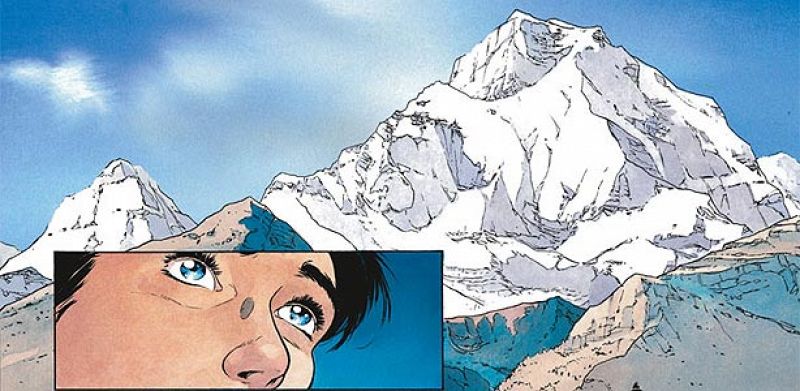 'Névé',  un cómic con la montaña como metáfora de la ascensión de la niñez a la vida adulta