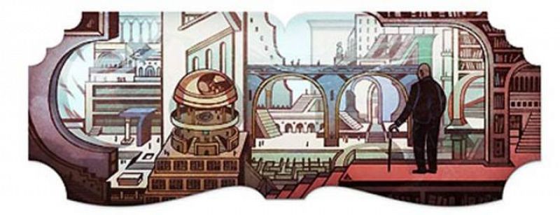 Google recrea los mundos oníricos de Borges