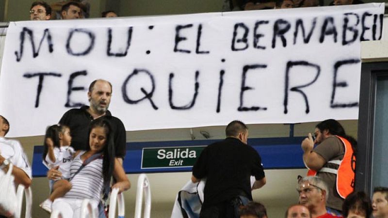 Mourinho, indultado en el Bernabéu