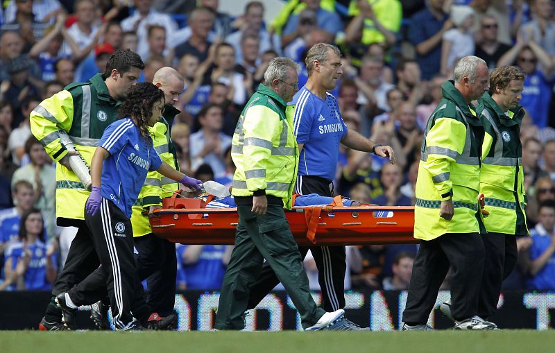 Lesión en el cuello de Drogba que preocupa al Chelsea