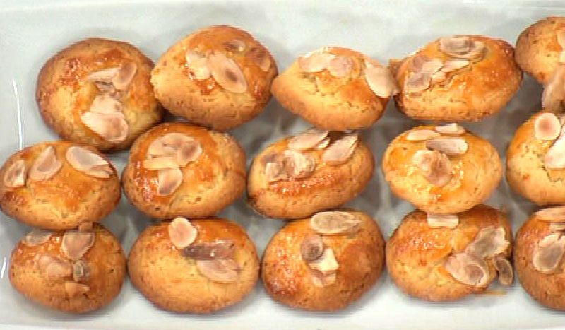 Galletas crujientes de naranja