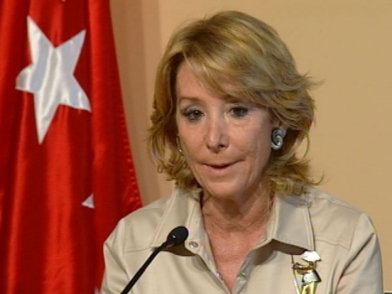 Aguirre se plantea crear una policía autonómica ante la actuación de Interior en el 15M