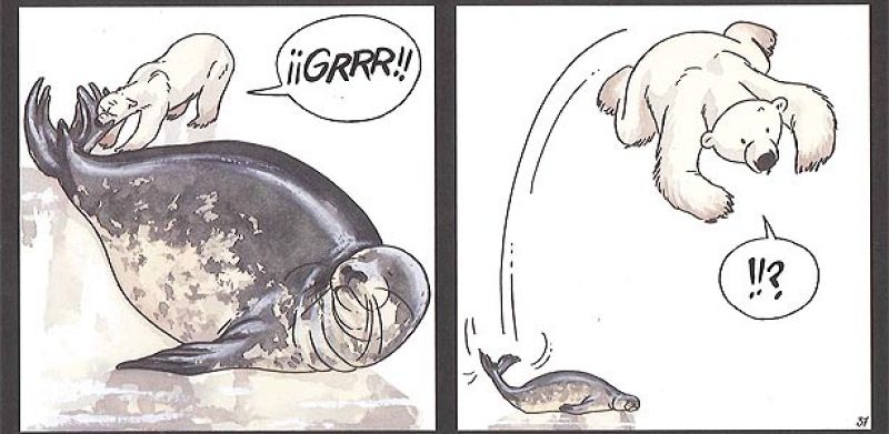 'Wáluk', una fábula ecologista sobre un oso polar, obra de Ana Miralles y Emilio Ruiz