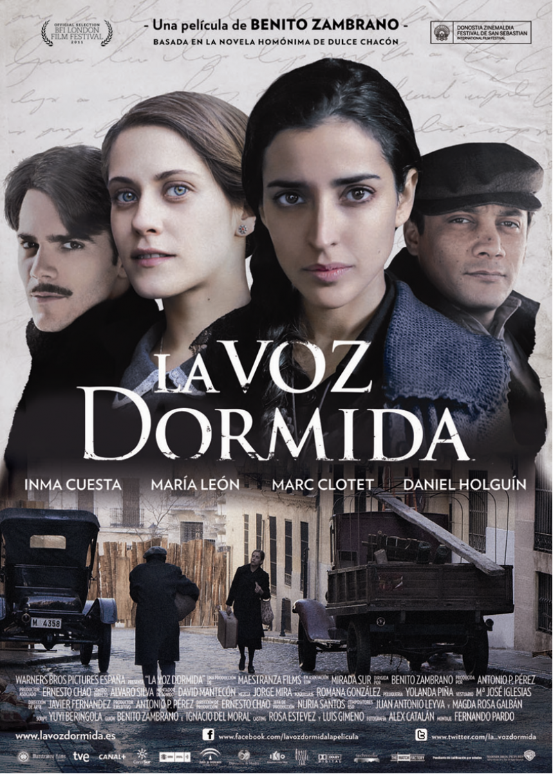 El cartel definitivo de 'La voz dormida', película de Benito Zambrano con participación de TVE