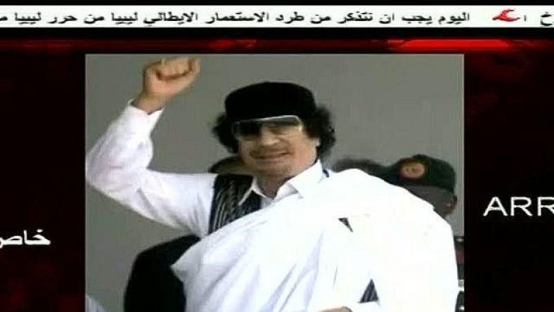 Gadafi califica de mentira y guerra psicológica su posible huída a Níger