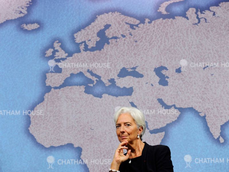 Lagarde pide a los países industrializados que actúen "ahora y con valentía" ante la crisis