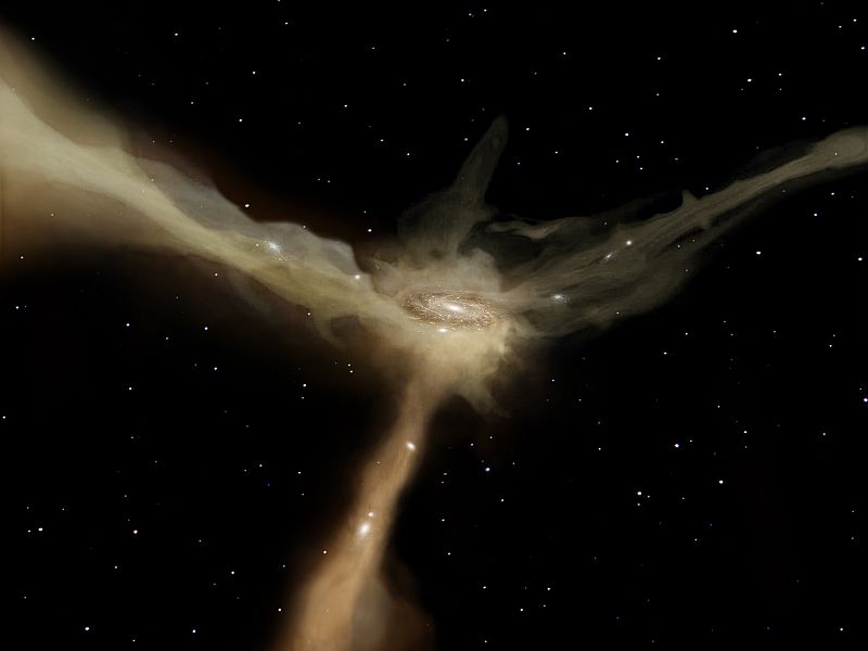 El Herschel descubre que las galaxias no necesitan chocar para crear estrellas