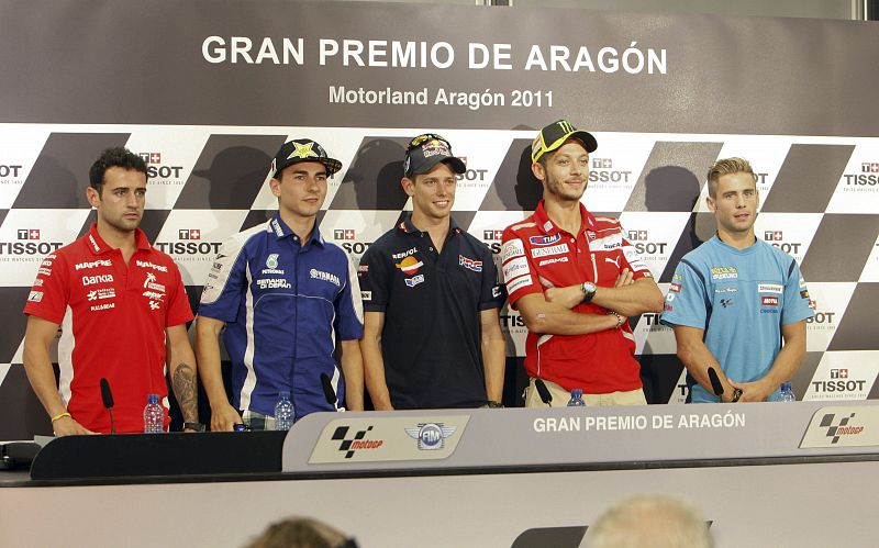 Rossi estrena chasis de aluminio en Aragón