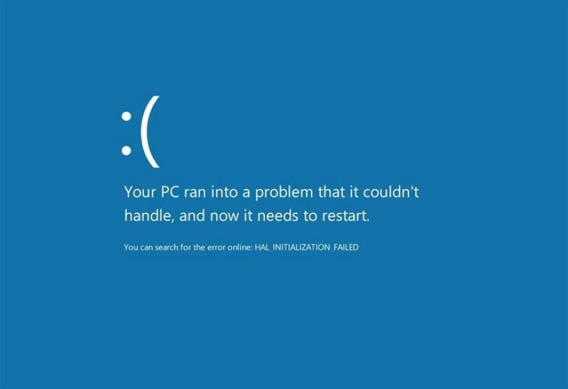 El pantallazo azul de Windows cambia de cara