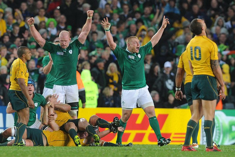 Irlanda le saca los colores a Australia en el Mundial de rugby