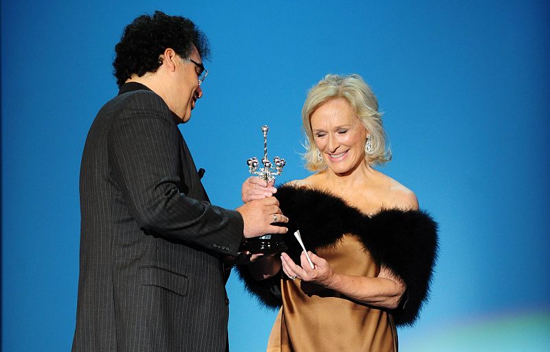 Glenn Close recibe en San Sebastián el primer premio a toda su carrera