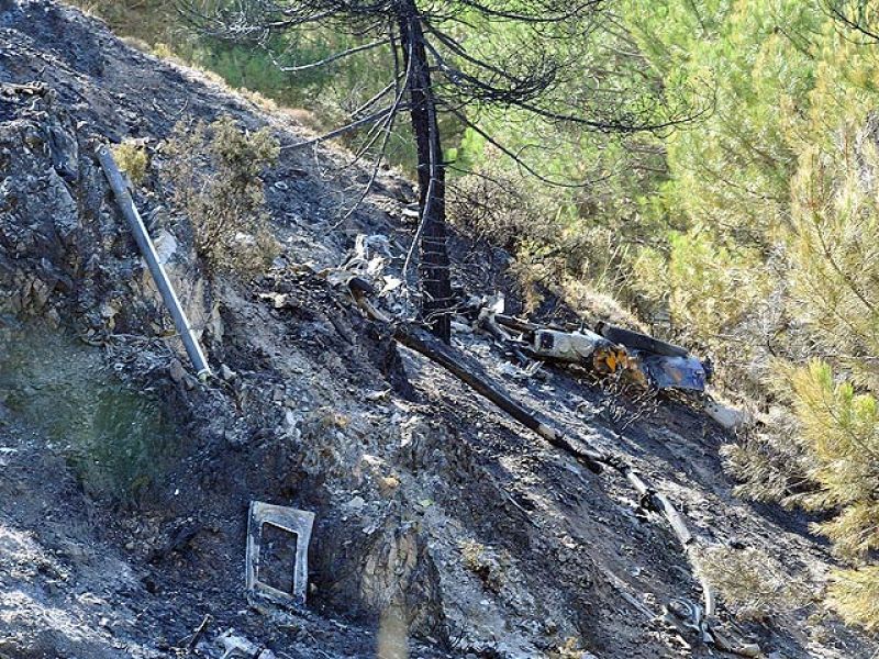 Tres muertos en un accidente de helicóptero en Granada