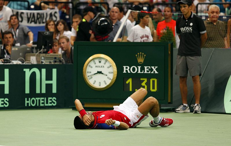 Novak Djokovic puede estar un mes de baja por rotura de fibras
