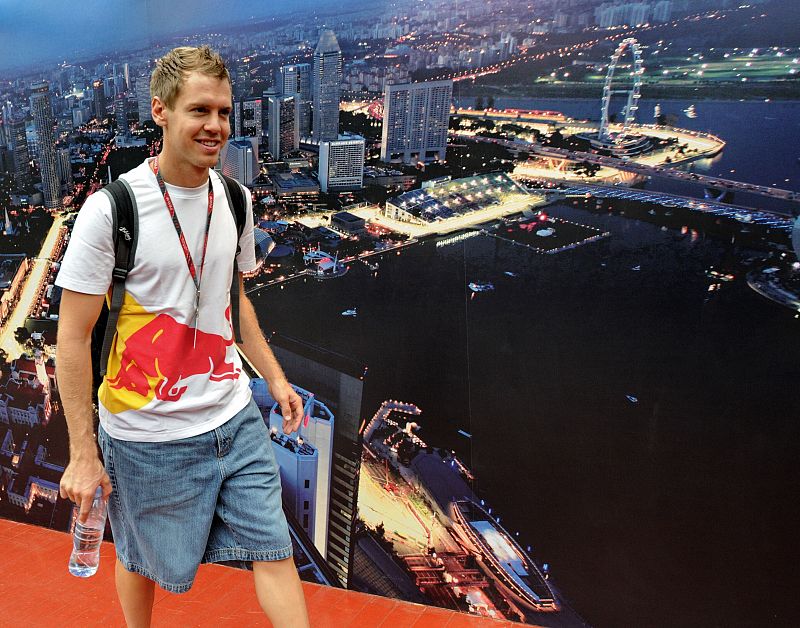 Vettel echa cuentas para conseguir el título este fin de semana en Singapur