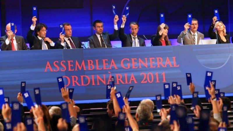La asamblea del Barcelona ratifica el acuerdo de patrocinio con Catar