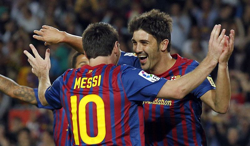 Villa: "Si Messi es el mejor del mundo, en parte es por jugadores como Xavi"