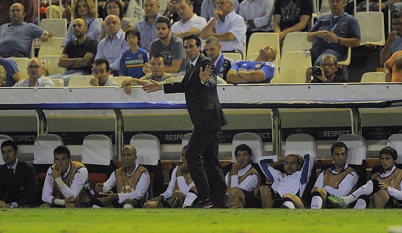 Unai Emery: ""El empate es justo, por las paradas de Diego y de Cech"