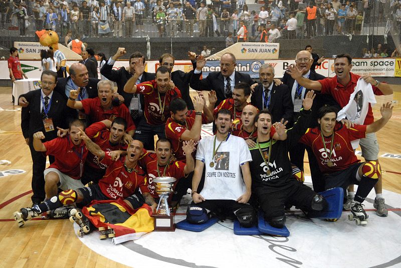 España vence a Argentina y gana su cuarto mundial consecutivo de hockey sobre patines