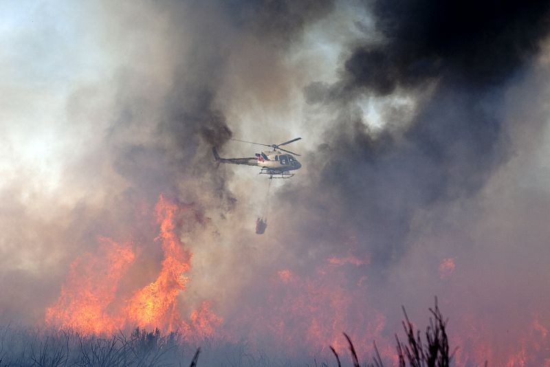 Muere el piloto de una avioneta que extinguía un fuego en el municipio orensano de Laza