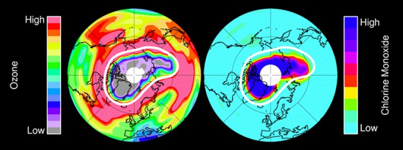 El Ártico también tiene su agujero de ozono