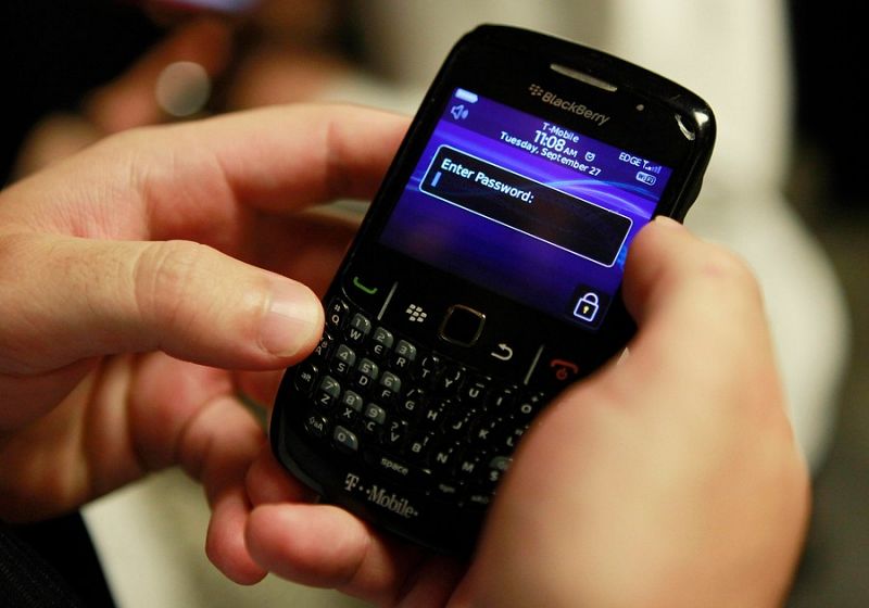 Las BlackBerrys se colapsan en medio mundo