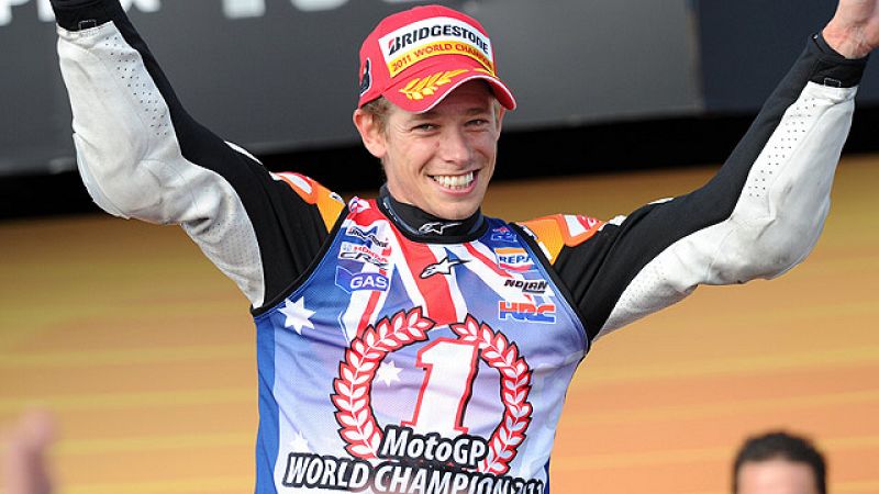 Casey Stoner, bicampeón del mundo de MotoGP
