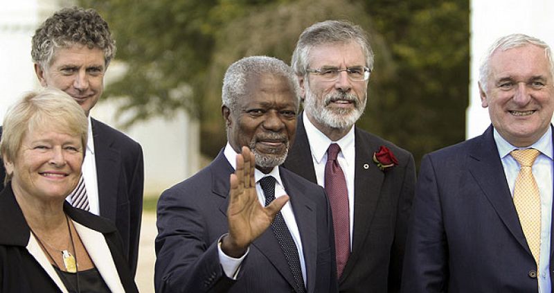 Kofi Annan pide valentía para superar "el último conflicto armado de Europa"