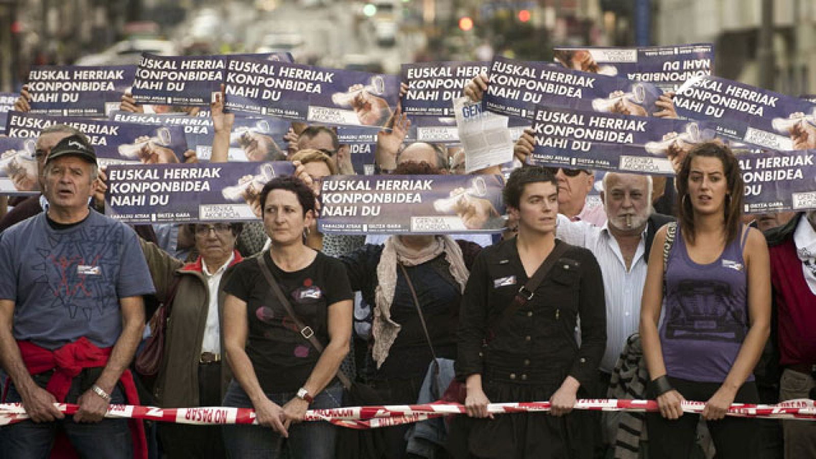 Manifestación de la Izquierda Abertzale en Bilbao