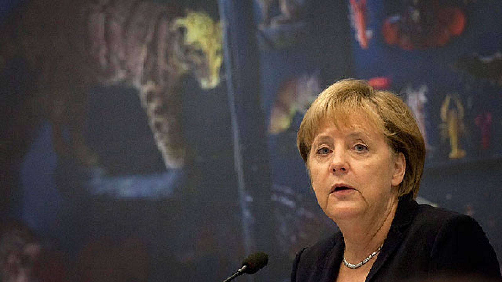 Merkel revela que la capacidad del fondo de rescate debe superar el billón de euros - Informativo 24h | Ver