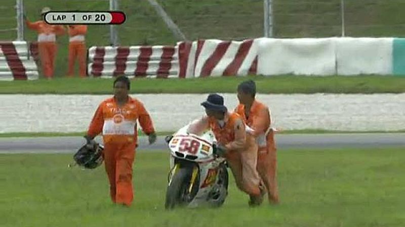 Muestran que hubo negligencia en la evacuación de Simoncelli tras su accidente en Sepang