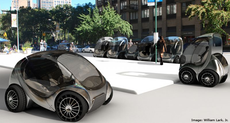 Los coches del futuro: eléctricos, recargables, plegables y 'de alquiler'