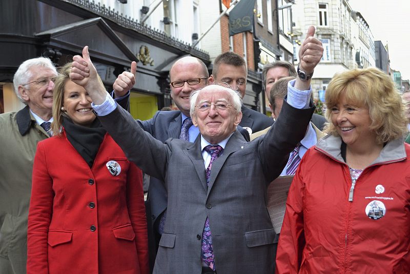 El laborista Higgins será el presidente de Irlanda tras asumir su derrota su principal rival