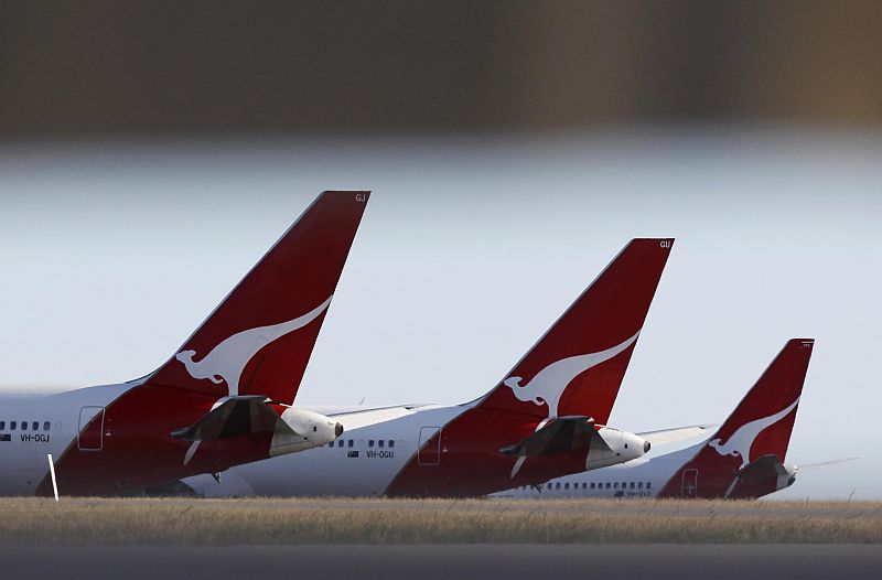 Qantas suspende indefinidamente todos sus vuelos por la huelga del personal