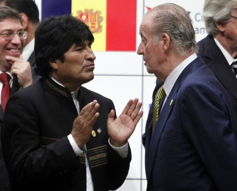 Evo Morales: "Latinoamérica no debería rendir cuentas al rey Juan Carlos"