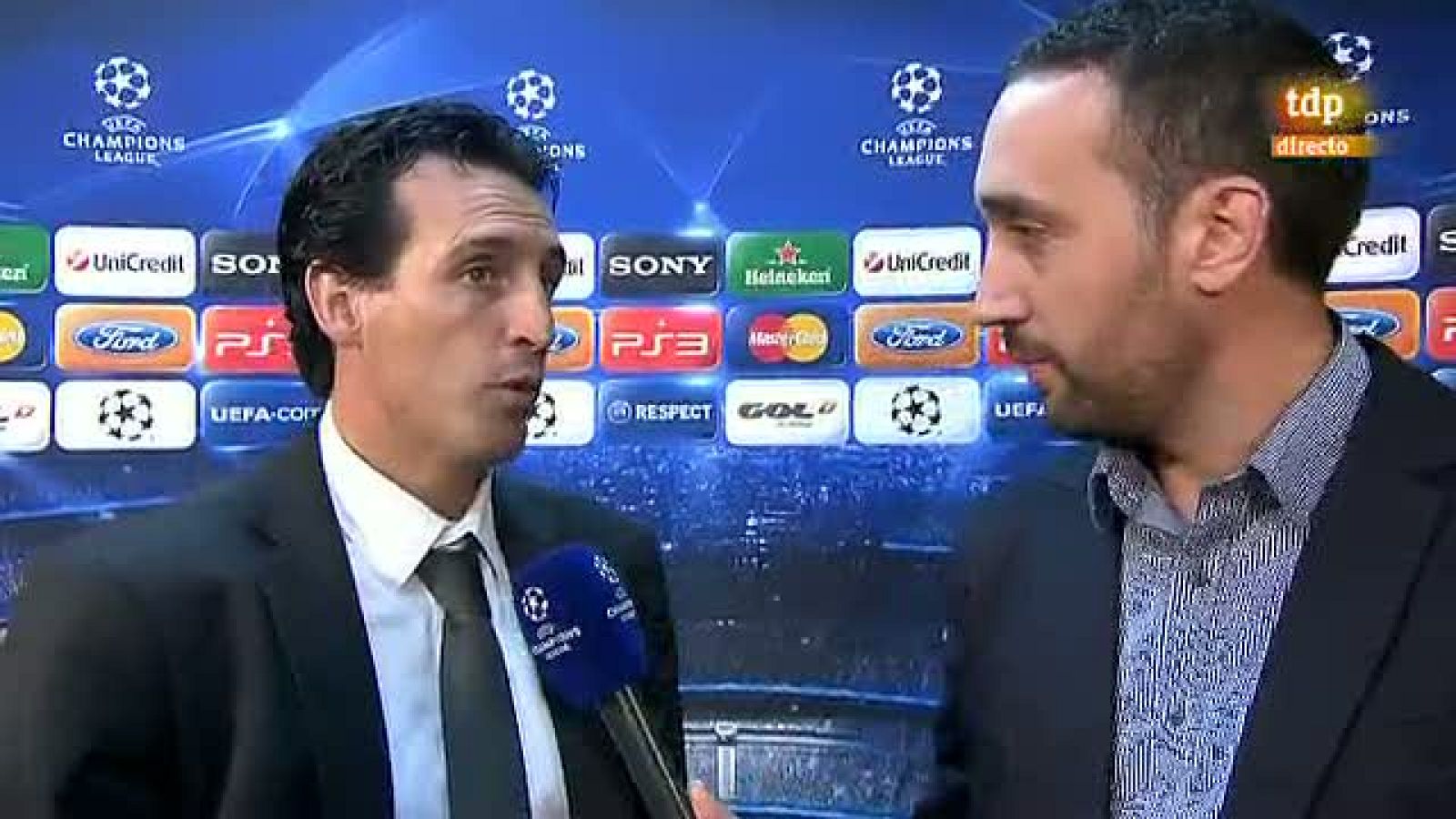 El entrenador del Valencia, Unai Emery, afirmó tras la victoria de su equipo ante el Bayer Leverkusen por 3-1, que el segundo gol, marcado por Roberto Soldado, les dio el empuje para ganar en un partido en el que los jugadores valencianistas corrió m