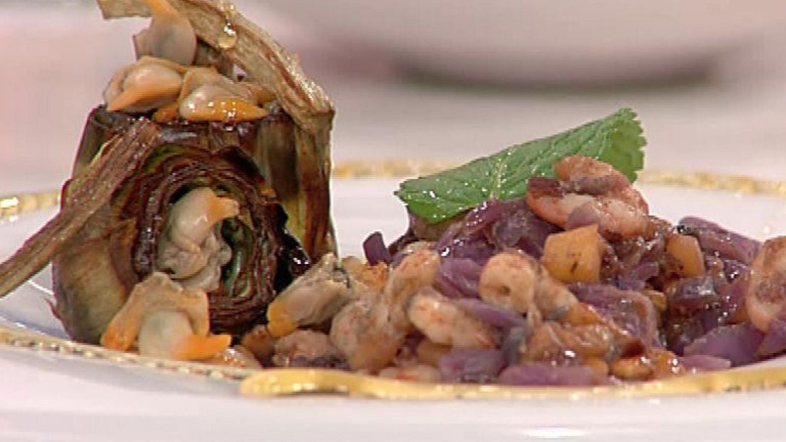 Saber Cocinar - Lombarda con gambas y miel (03/11/2011) - RTVE Cocina | Ver