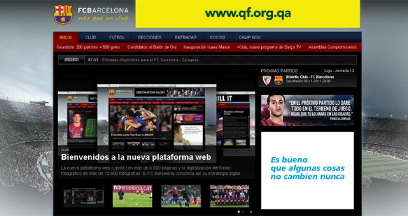 El Barça crea una nueva plataforma web con el objetivo de doblar los ingresos vía Internet