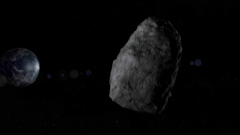 Un gran asteroide pasa hoy junto la Tierra, a una distancia menor que la Luna
