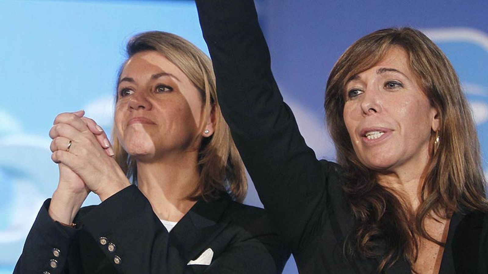 Cospedal pide el voto en Cataluña, mientras Rajoy prepara el debate electoral